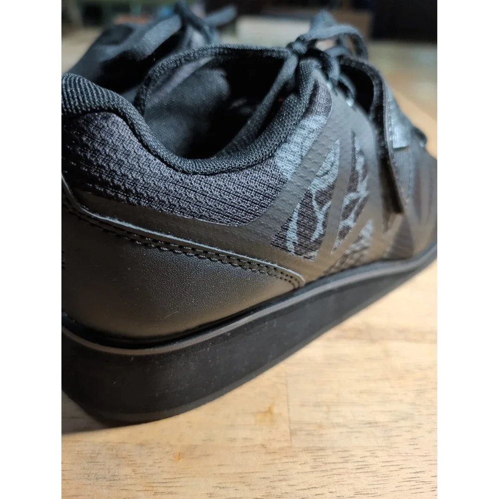 Nordic Lifting MEGIN Men's Black Powerlifting Shoes Weightlifting Size 8